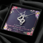 Double Heart Mothers Day Pendent