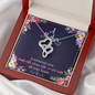 Double Heart Mothers Day Pendent