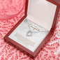 To My Daughter 14K Forever Heart Pendant