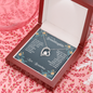 To My Granddaughter Heart Pendent