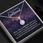 To My Girlfriend White gold Pendent