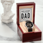 Happy Birthday Dad-Custom Men's Openwork Watch
