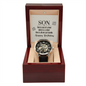Happy Birthday to My Son- Men's Openwork Watch