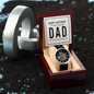 Happy Birthday Dad-Custom Men's Openwork Watch