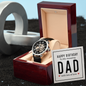 Happy Birthday Dad-Custom Men's Openwork Watch