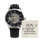 Happy Birthday to My Son- Men's Openwork Watch