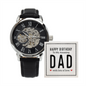 Happy Birthday Dad-Custom Men's Openwork Watch