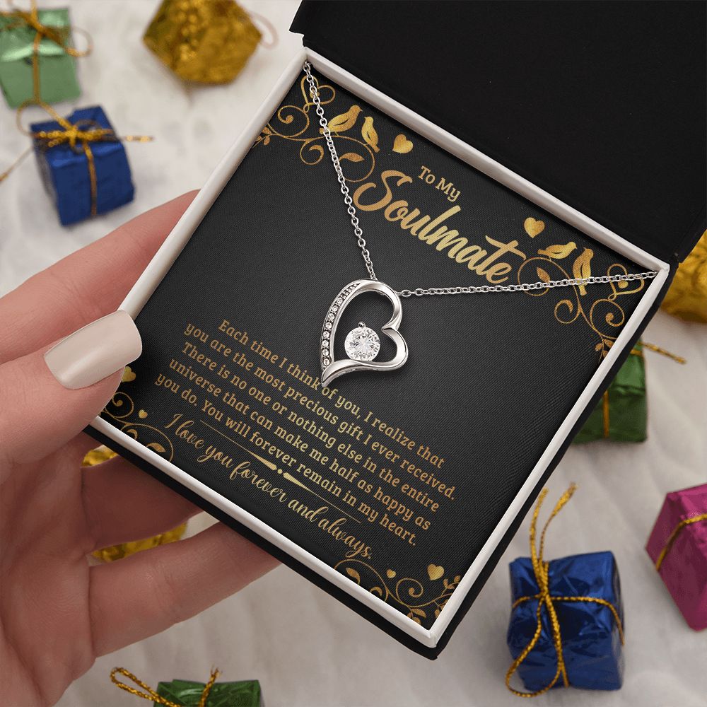 To My Soulmate Forever Love Necklace