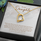 To My Daughter 14K Forever Heart Pendant