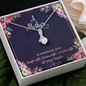 Mothers Day Pendent gift-14K White Gold Pendent-