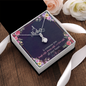 Mothers Day Pendent gift-14K White Gold Pendent-