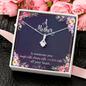 Mothers Day Pendent gift-14K White Gold Pendent-