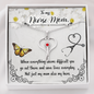 To My Nurse Mom Stethoscope Necklace