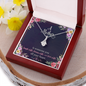 Mothers Day Pendent gift-14K White Gold Pendent-