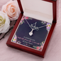 Mothers Day Pendent gift-14K White Gold Pendent-
