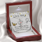 To My Nurse Mom Stethoscope Necklace