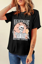 Load image into Gallery viewer, Nightmare before coffee Short Sleeve T-Shirt
