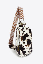 Load image into Gallery viewer, Printed  Leather Sling Bag
