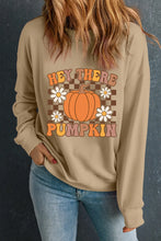 Load image into Gallery viewer, Pumpkin Graphic Long Sleeve Sweatshirt
