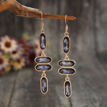 Load image into Gallery viewer, Alloy Colourful Stone Earrings
