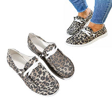 Load image into Gallery viewer, Cow Print or Leporad print Shoes New Canvas Sneakers for Women
