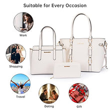 Load image into Gallery viewer, Montana West 3pcs Purses and Handbags for Women Top-handle Large Tote Bag Trendy Crossbody Cell Phone Purse with Coin Wallet
