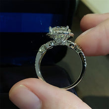 Load image into Gallery viewer, 3 Carat 925 Sterling Silver Moissanite Ring
