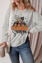 Load image into Gallery viewer, Graphic Round Neck Long Sleeve Sweatshirt
