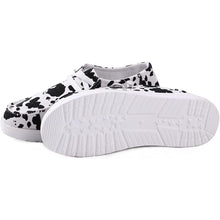 Load image into Gallery viewer, Cow Print or Leporad print Shoes New Canvas Sneakers for Women
