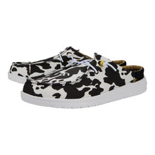 Load image into Gallery viewer, Wendy Slip Classic White/Black Cow Print
