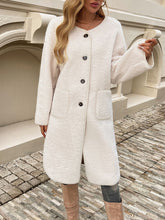 Load image into Gallery viewer, Devine Button Up Long Sleeve Coat
