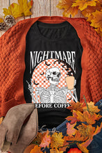 Load image into Gallery viewer, Nightmare before coffee Short Sleeve T-Shirt
