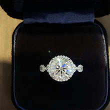 Load image into Gallery viewer, 3 Carat 925 Sterling Silver Moissanite Ring
