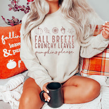 Load image into Gallery viewer, FALL BREEZE CRUNCHY LEAVES Sweatshirt
