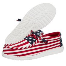 Load image into Gallery viewer, Men&#39;s Wally Americana  Flag loafers
