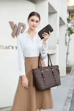 Load image into Gallery viewer, Montana West 3pcs Purses and Handbags for Women Top-handle Large Tote Bag Trendy Crossbody Cell Phone Purse with Coin Wallet
