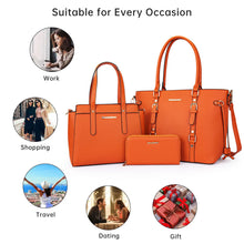 Load image into Gallery viewer, Montana West 3pcs Purses and Handbags for Women Top-handle Large Tote Bag Trendy Crossbody Cell Phone Purse with Coin Wallet
