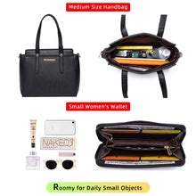 Load image into Gallery viewer, Montana West 3pcs Purses and Handbags for Women Top-handle Large Tote Bag Trendy Crossbody Cell Phone Purse with Coin Wallet
