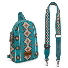 Load image into Gallery viewer, Aztec Sling Bag Southwest Crossbody Bag
