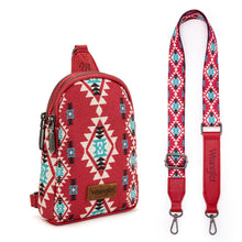 Load image into Gallery viewer, Aztec Sling Bag Southwest Crossbody Bag
