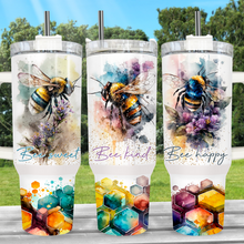 Load image into Gallery viewer, Bee 40oz Stainless Steel Tumbler
