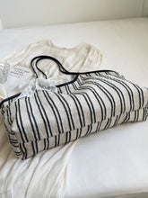 Load image into Gallery viewer, Striped Canvas Tote Bag
