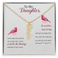 To My Daughter custom name Necklace