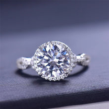 Load image into Gallery viewer, 3 Carat 925 Sterling Silver Moissanite Ring
