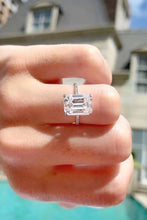 Load image into Gallery viewer, 5 Carat Moissanite Side Stone Ring
