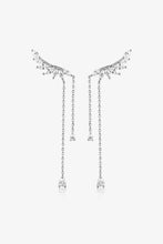 Load image into Gallery viewer, Platinum-Plated Crawl Earrings
