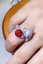 Load image into Gallery viewer, 2 Carat Moissanite Adjustable Cat Ring
