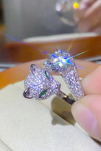 Load image into Gallery viewer, 2 Carat Moissanite Adjustable Cat Ring
